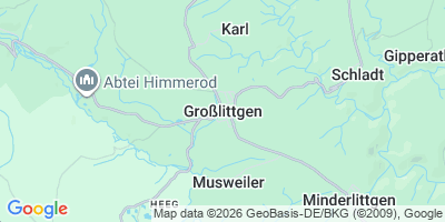 Karte Großlittgen