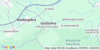 Karte Großlohra