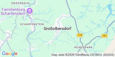Karte Großolbersdorf