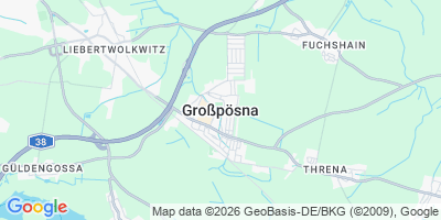 Karte Großpösna