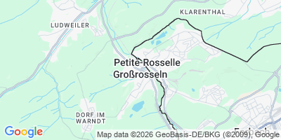 Karte Großrosseln