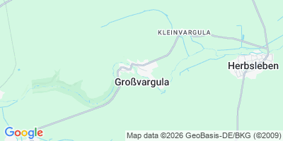 Karte Großvargula