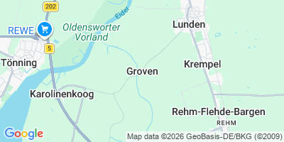 Karte Groven