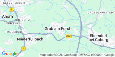 Karte Grub a.Forst