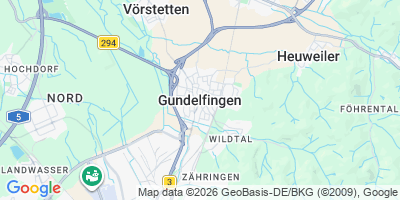 Karte Gundelfingen
