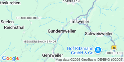 Karte Gundersweiler