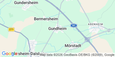 Karte Gundheim