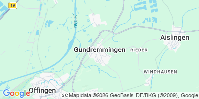 Karte Gundremmingen