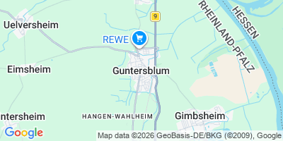 Karte Guntersblum