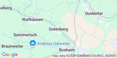 Karte Gutenberg