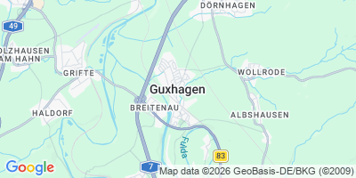 Karte Guxhagen