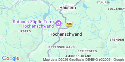 Karte Höchenschwand
