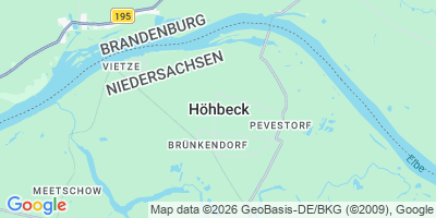 Karte Höhbeck