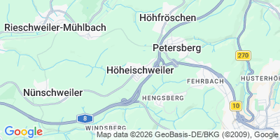 Karte Höheischweiler