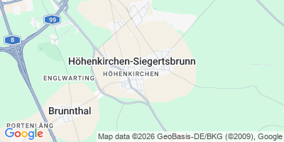 Karte Höhenkirchen-Siegertsbrunn