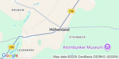Karte Höhenland