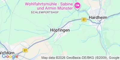 Karte Höpfingen