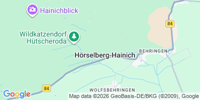 Karte Hörselberg-Hainich