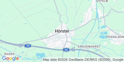 Karte Hörstel