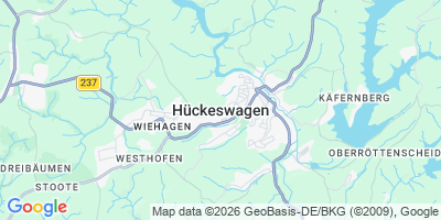 Karte Hückeswagen