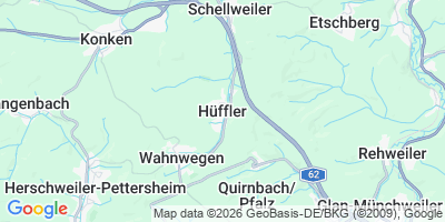 Karte Hüffler