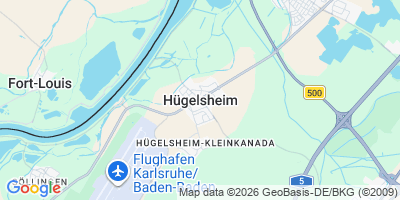 Karte Hügelsheim