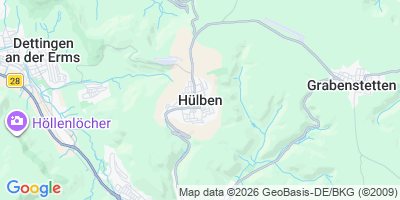 Karte Hülben