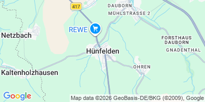 Karte Hünfelden