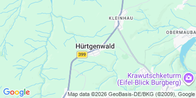 Karte Hürtgenwald