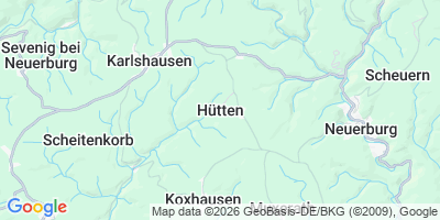 Karte Hütten