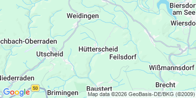 Karte Hütterscheid