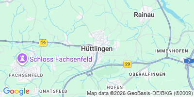 Karte Hüttlingen