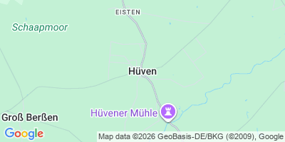Karte Hüven