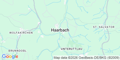 Karte Haarbach