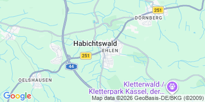 Karte Habichtswald