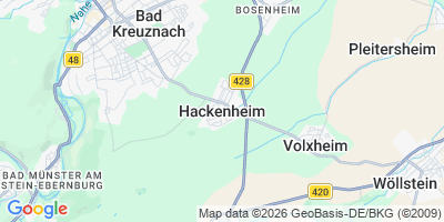 Karte Hackenheim