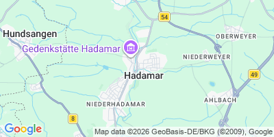 Karte Hadamar