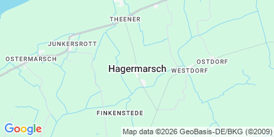 Karte Hagermarsch