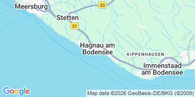 Karte Hagnau am Bodensee