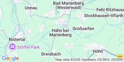 Karte Hahn bei Marienberg