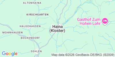 Karte Haina (Kloster)