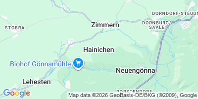 Karte Hainichen