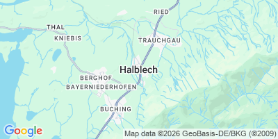 Karte Halblech