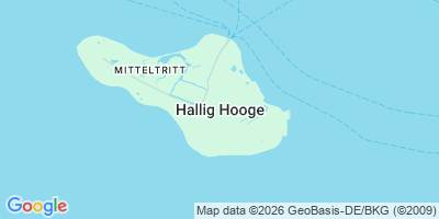 Karte Hallig Hooge