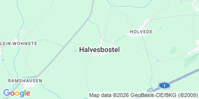 Karte Halvesbostel