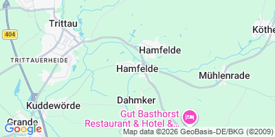 Karte Hamfelde (Lauenburg)