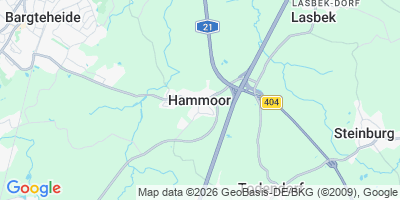 Karte Hammoor