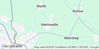 Karte Hamwarde