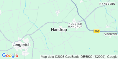 Karte Handrup