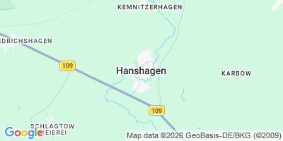 Karte Hanshagen